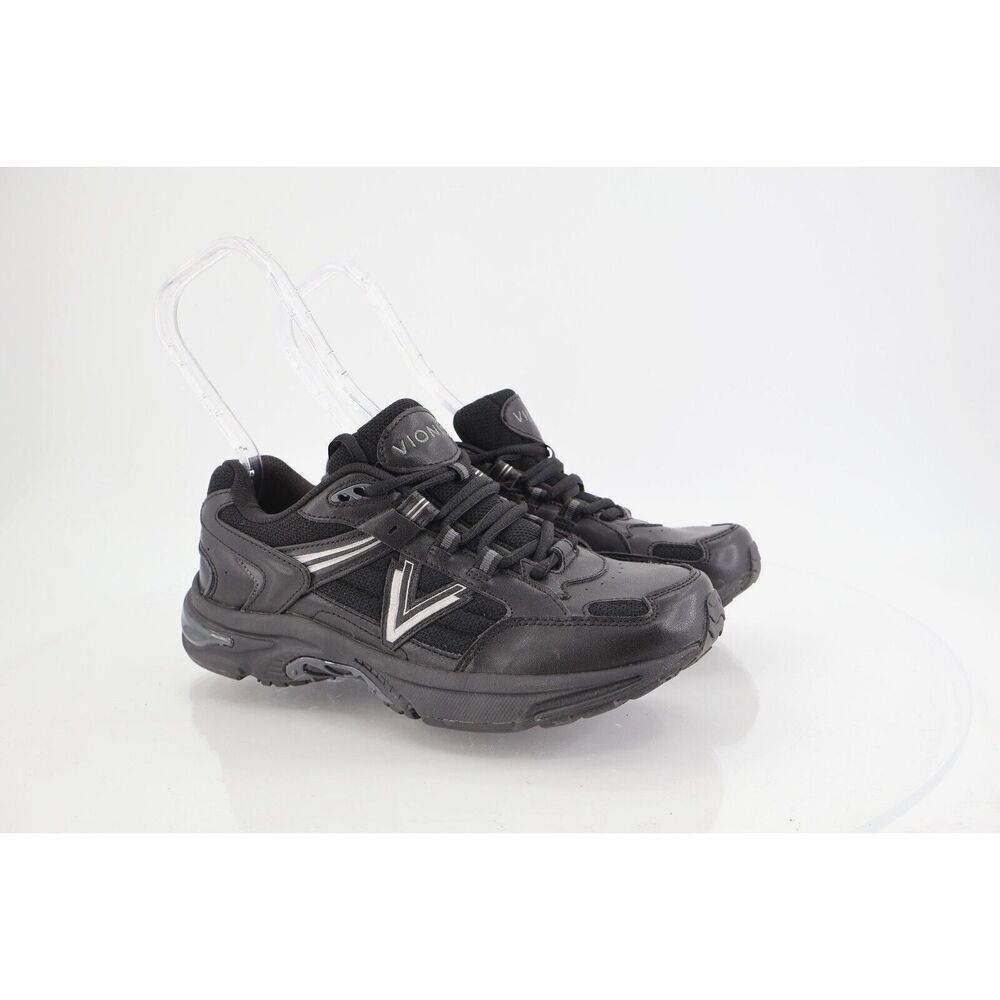 VIONIC Women's 23Walk Classic Sneaker Athletic Shoes Lace Up Black Sz 8 Chunky